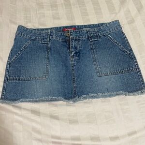 Vintage Denim Mini Skirt